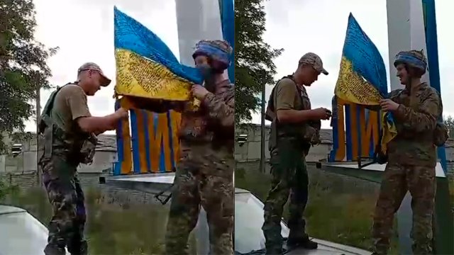 російські війська виведені з українського міста Лиман 