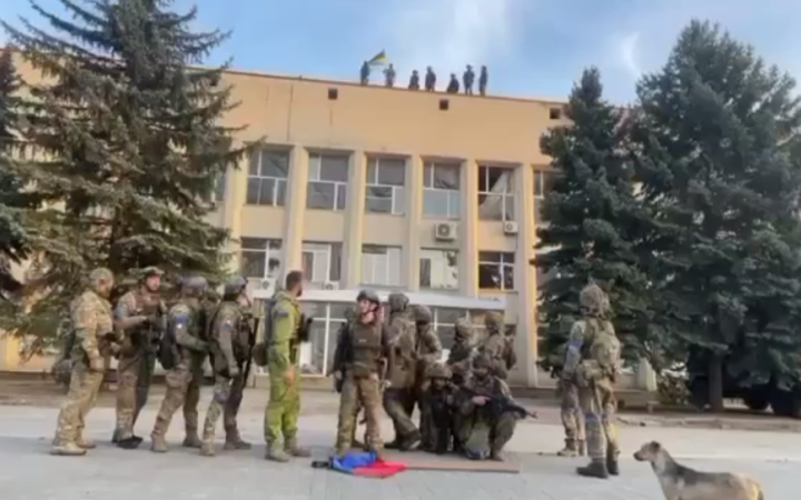 російські війська виведені з українського міста Лиман 